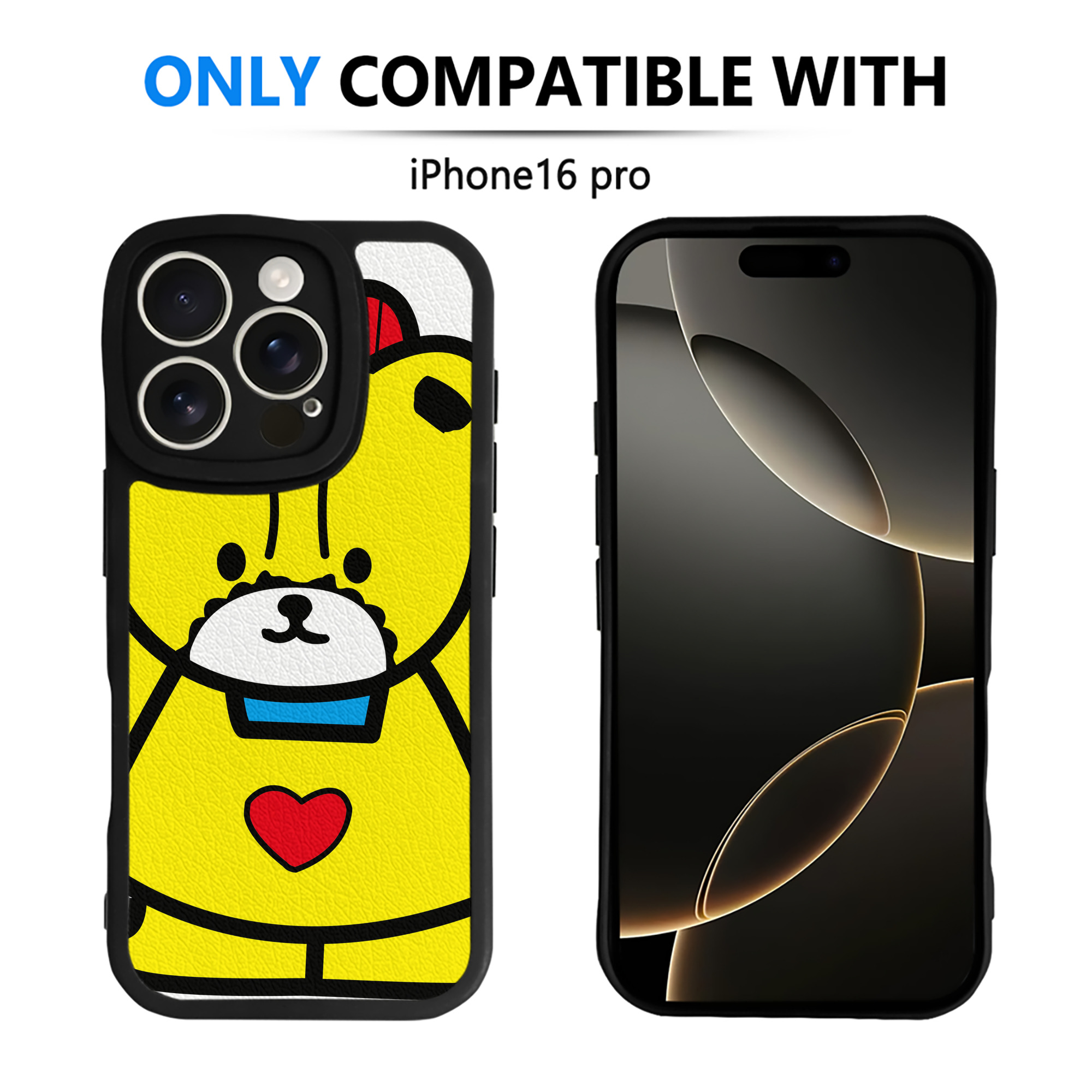 （画像用） Hello Kitty ハローキティ 【iPhone 16シリーズ対応】シリコンスマホケース（レザー調） 材質：シリコン